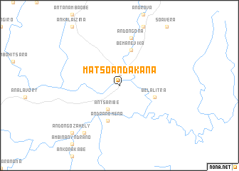 map of Matsoandakana