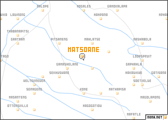 map of Matsoane