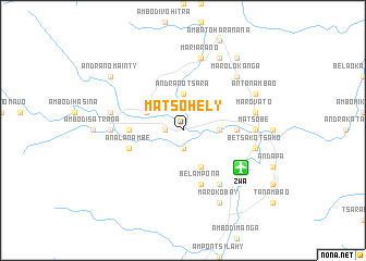 map of Matsohely