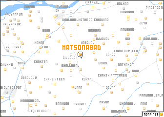 map of Matsonābād