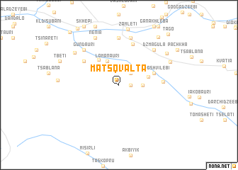 map of Matsqvaltʼa