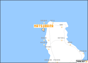 map of Matsubara