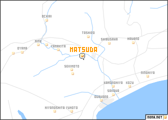 map of Matsuda