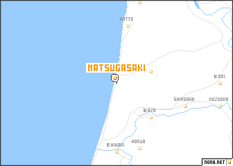 map of Matsugasaki