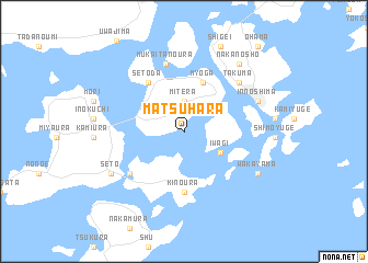 map of Matsuhara