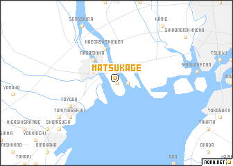 map of Matsukage