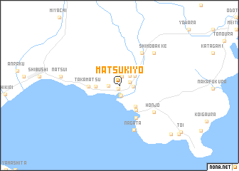 map of Matsukiyo