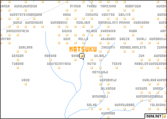 map of Matsuku