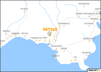 map of Matsuo