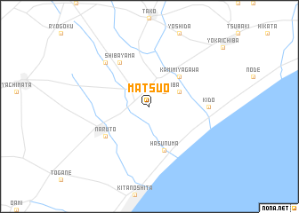 map of Matsuo