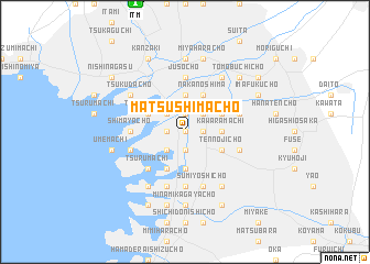 map of Matsushimachō