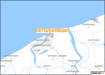 map of Matsushimadōri