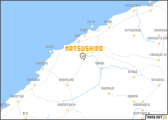 map of Matsushiro