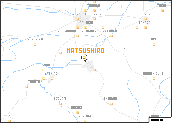 map of Matsushiro