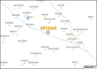 map of Matsuve