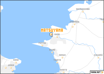 map of Matsuyama
