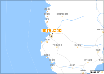 map of Matsuzaki