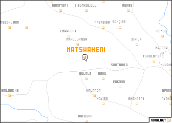 map of Matswaheni