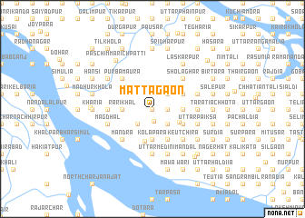 map of Mattāgaon