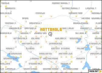 map of Mattamåla
