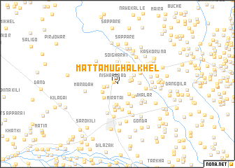 map of Matta Mughal Khel