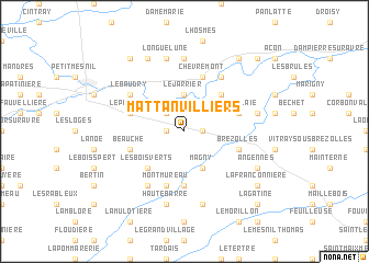 map of Mattanvilliers