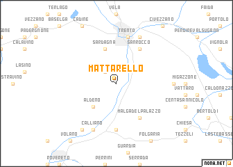 map of Mattarello