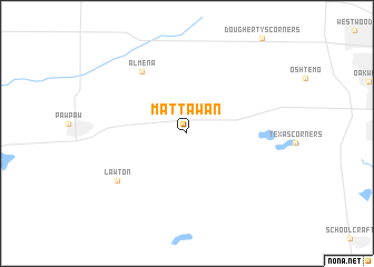 map of Mattawan