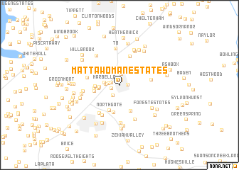 map of Mattawoman Estates