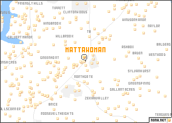 map of Mattawoman