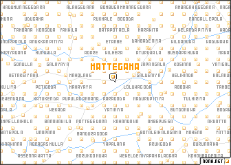 map of Mattegama