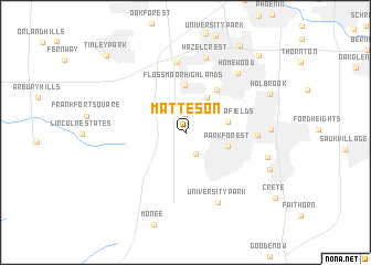 map of Matteson