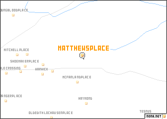 map of Matthews Place