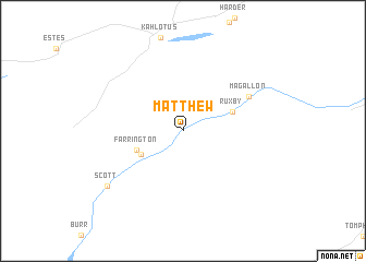 map of Matthew