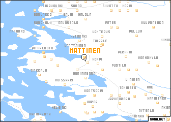 map of Mattinen