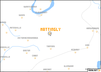 map of Mattingly