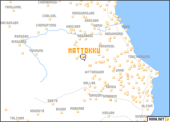 map of Mattŏkku