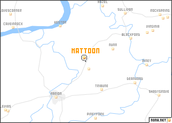 map of Mattoon