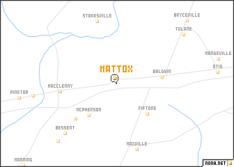 map of Mattox