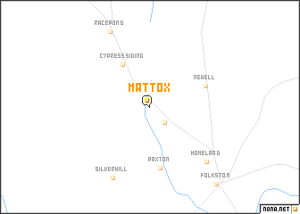 map of Mattox