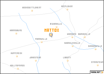 map of Mattox