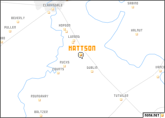 map of Mattson