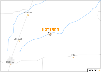 map of Mattson