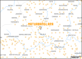 map of Matua Banglāra