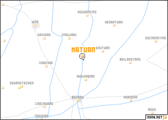 map of Matuan