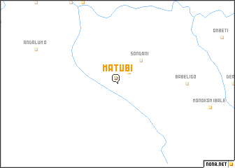 map of Matubi