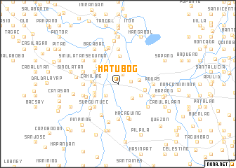 map of Matubog