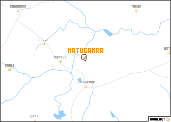 map of Mātugāmra