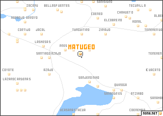 map of Matugeo