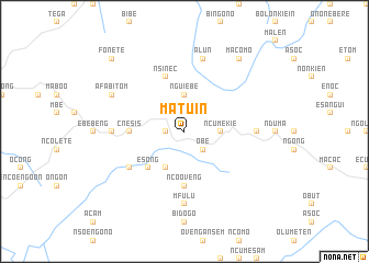 map of Matuiñ